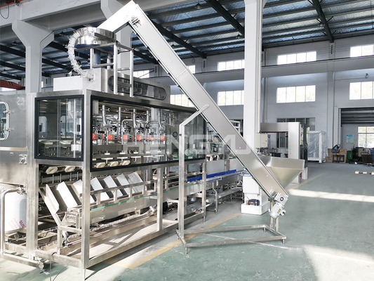 Hengyu Filling Pure Water Production Line Automatic Drink 5 Gallon Plastic Bottles Pump Video Technical Support Algeria Engine