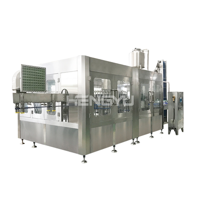 Intelligent System Backend Cooling Linkage Function Hot-fill Containers Different Bottle Types Juice Hot Filling Machine