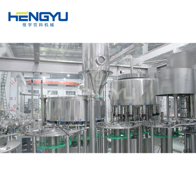 OEM Juice Making Machine Automatic Fresh  Sterilization With Pulp Hot Filling Line Plastic Bottle Beverage Packing Machine