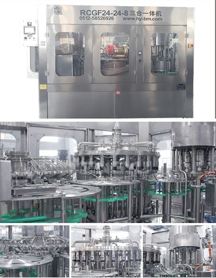 OEM Juice Making Machine Automatic Fresh  Sterilization With Pulp Hot Filling Line Plastic Bottle Beverage Packing Machine