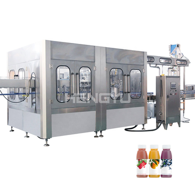 High-Speed Juice Making Machine Automatic Fresh  Sterilization With Pulp Hot Filling Line  Bottle Beverage Packing Machine