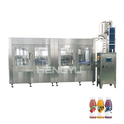 High-Speed Juice Making Machine Automatic Fresh  Sterilization With Pulp Hot Filling Line  Bottle Beverage Packing Machine