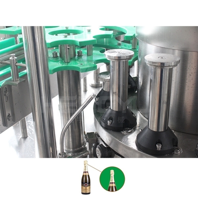 Automatic Champagne / Sparkling Wine / Whiskey / Red Wine Glass Bottle Filling Line Machine