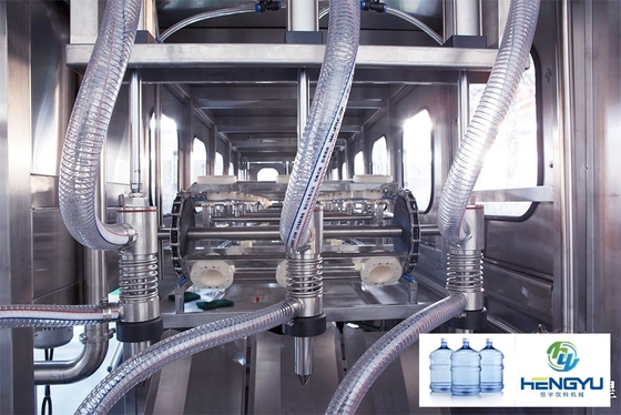 5 Gallon Water Production Line / Big Bottle Complete Water Filling Plant / 20 Liter Water Bottle Cap Manufacturing Machine