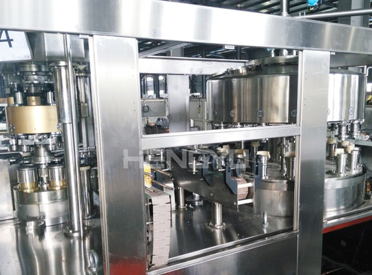 Heng Yu Automatic Can Filling Machine for Carbonated Beverage / Soda Water / Juice Can Filling Machine Production Line Price
