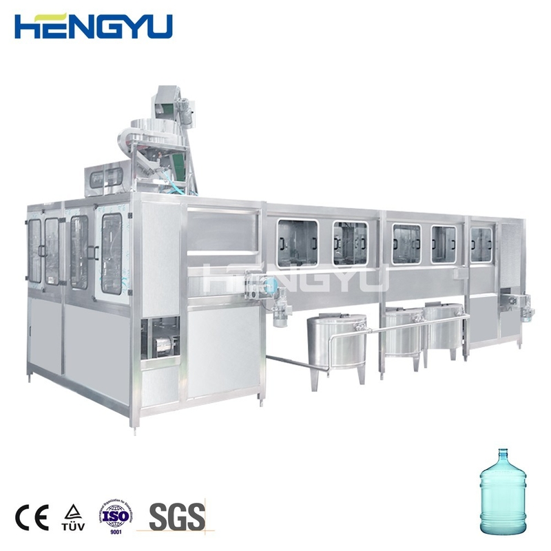 5 Gallon Water Production Line / Big Bottle Complete Water Filling Plant / 20 Liter Water Bottle Cap Manufacturing Machine