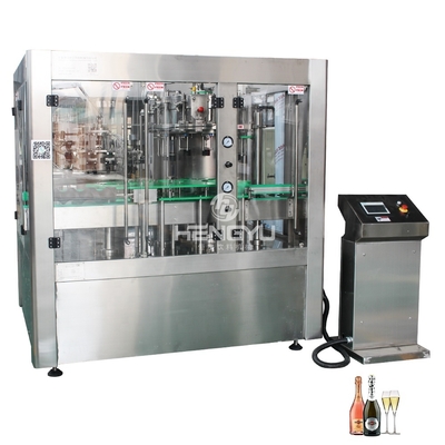 Glass Bottle Washing Filling Machine / Corking / Ligating /capsuler Machinery Factory Supply Champagne Machinery & Hardware Food