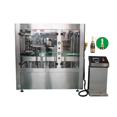 Automatic Champagne / Sparkling Wine / Whiskey / Red Wine Glass Bottle Filling Line Machine